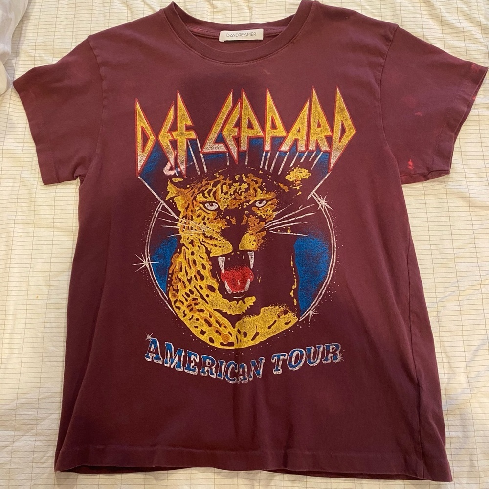 Daydreamer X Free People Def Leppard American Tour Tee Huckleberry